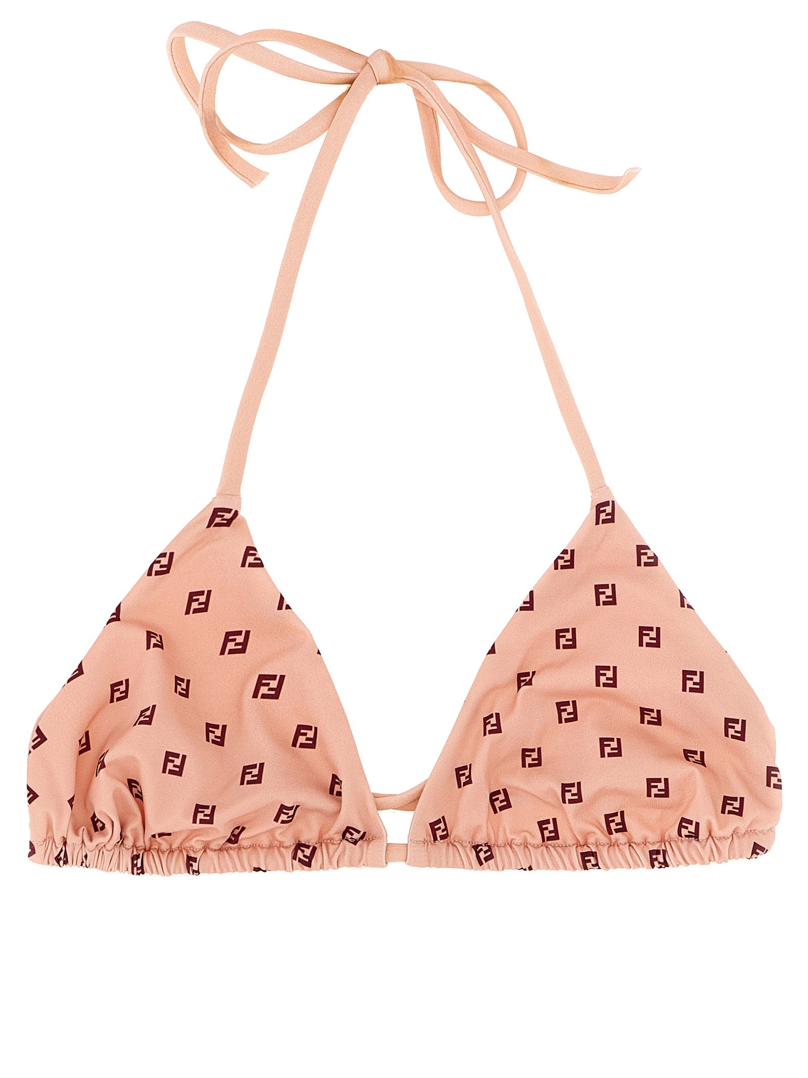 Fendi Women Micro Patchwork Bikini Top