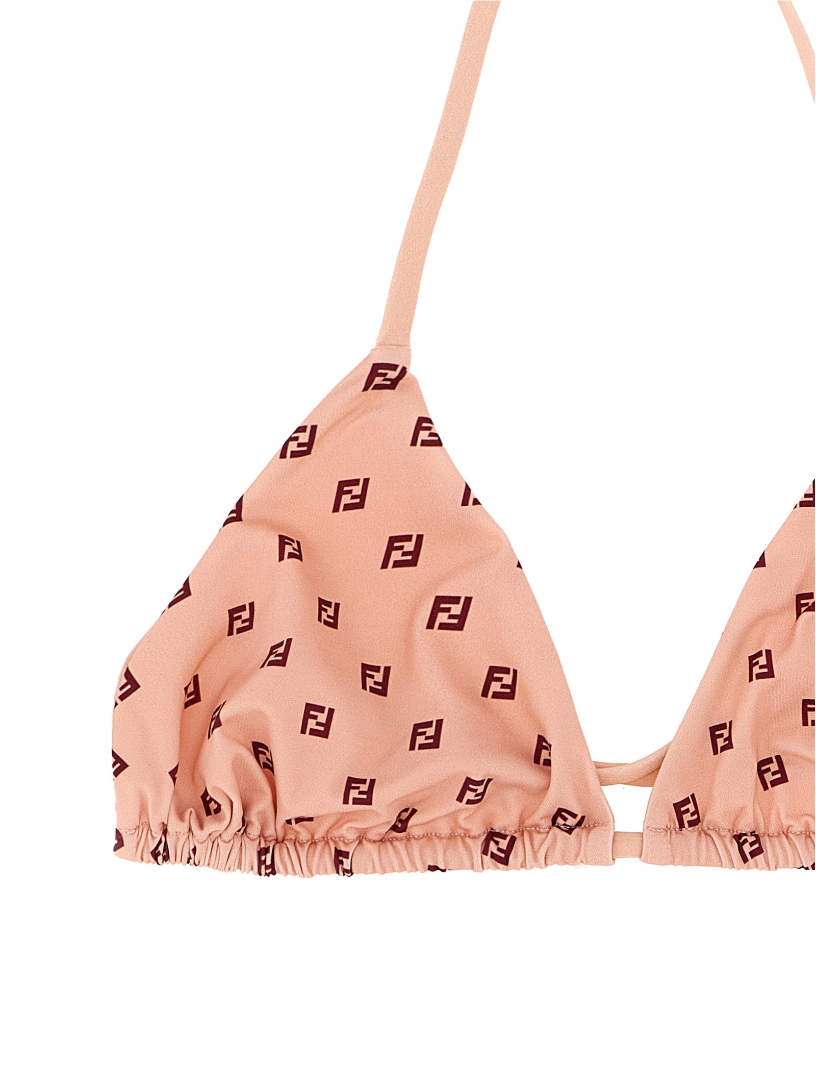 Fendi Women Micro Patchwork Bikini Top