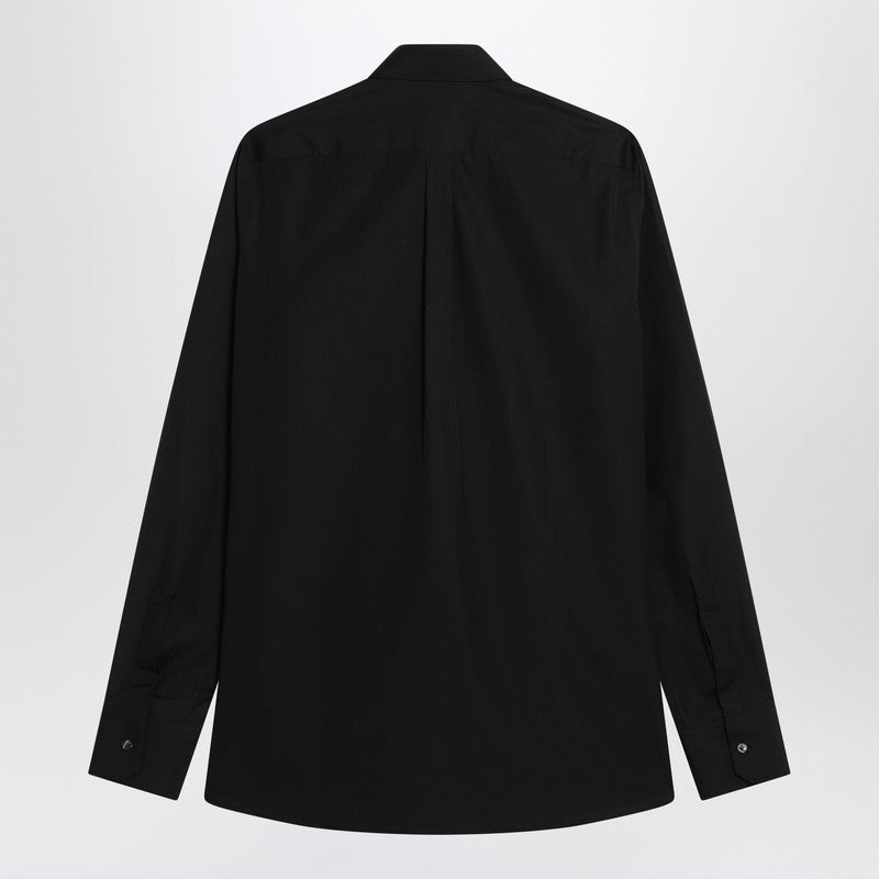 Dolce&Gabbana Black Cotton Shirt Men