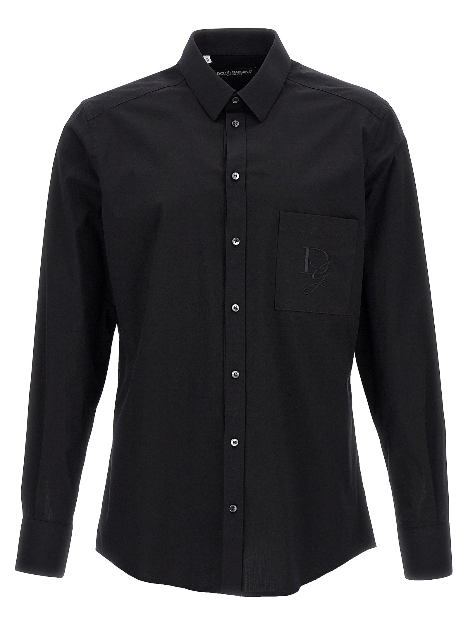 Dolce & Gabbana Men Logo Embroidery Shirt