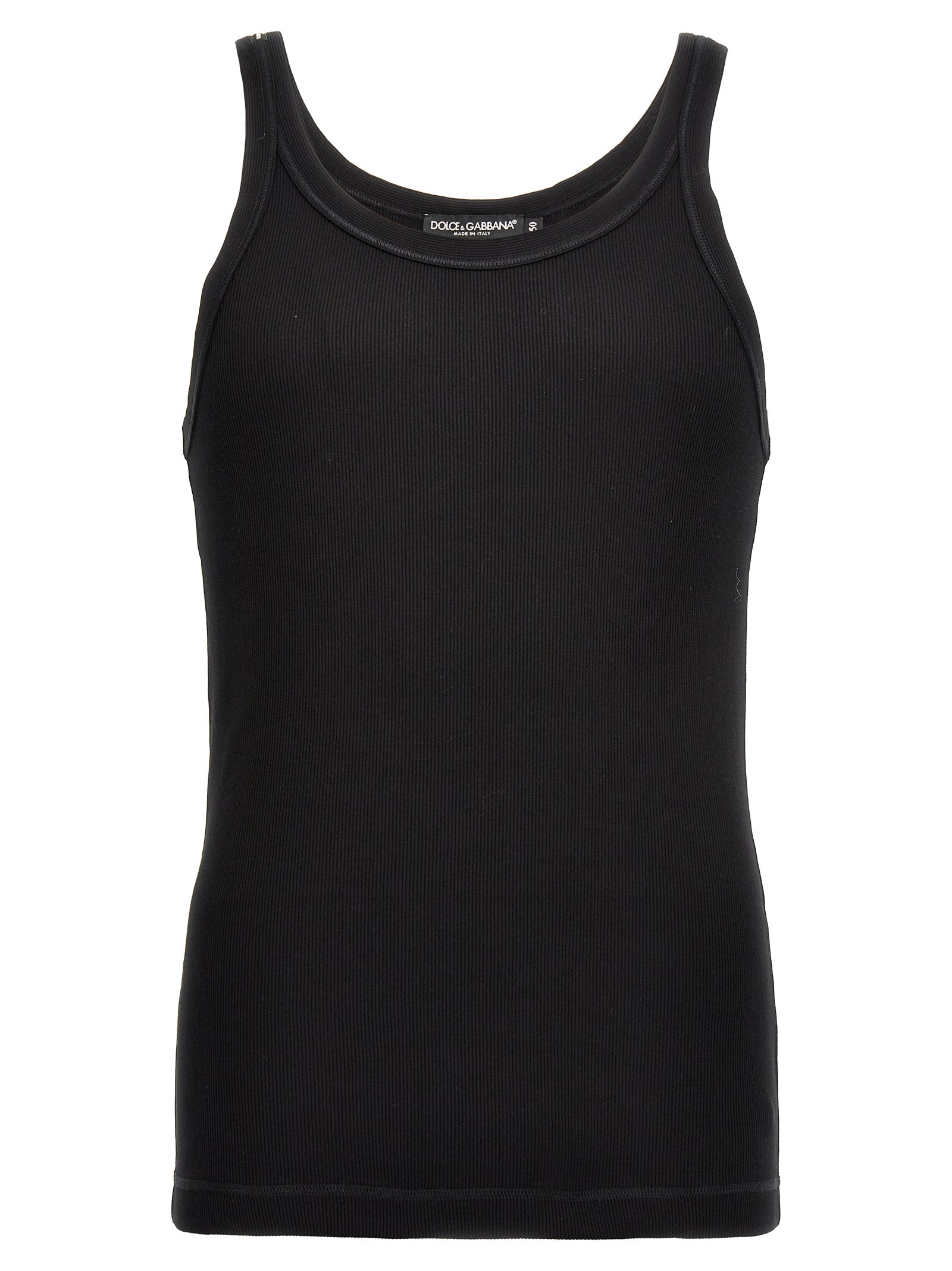 Dolce & Gabbana Men Ribbed Tank Top
