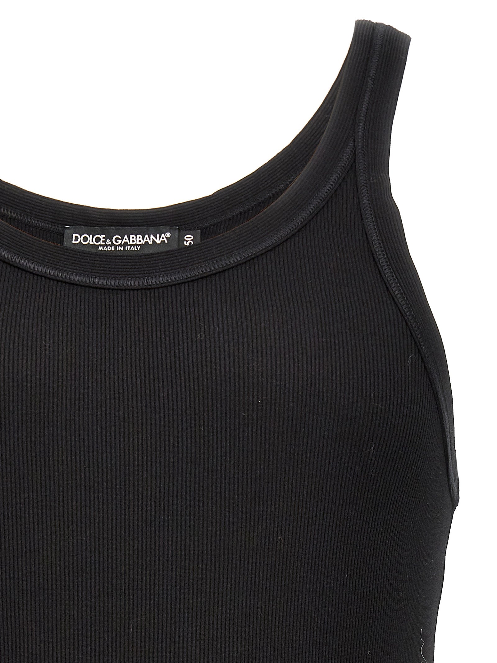 Dolce & Gabbana Men Ribbed Tank Top