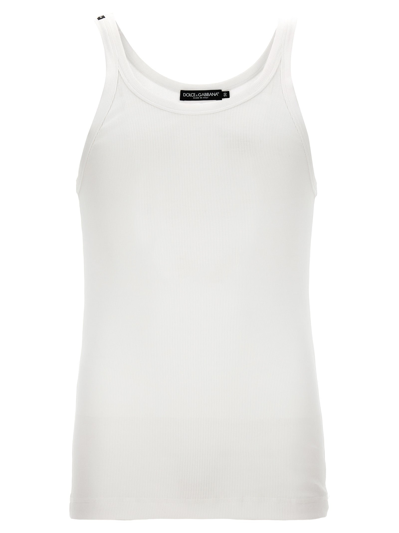 Dolce & Gabbana Men Ribbed Tank Top