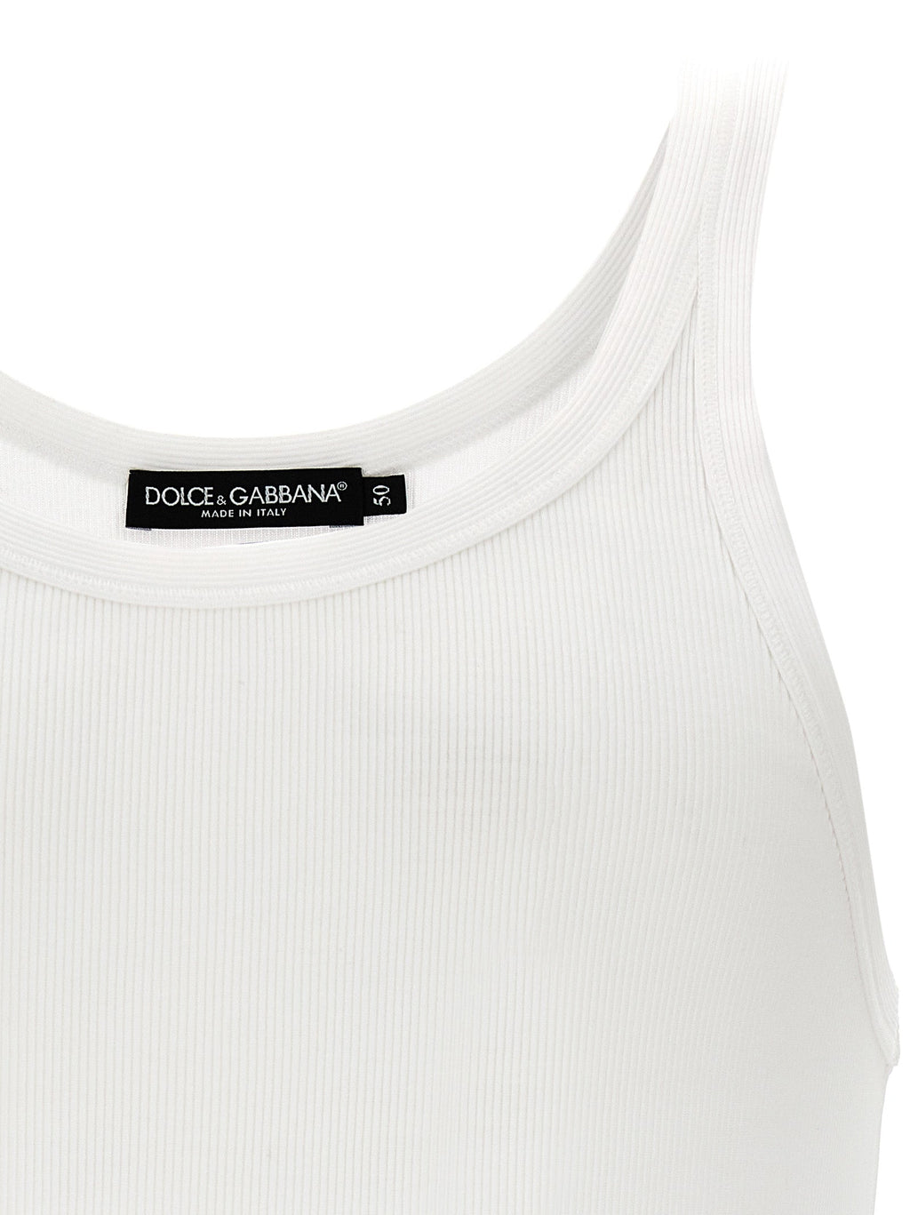Dolce & Gabbana Men Ribbed Tank Top