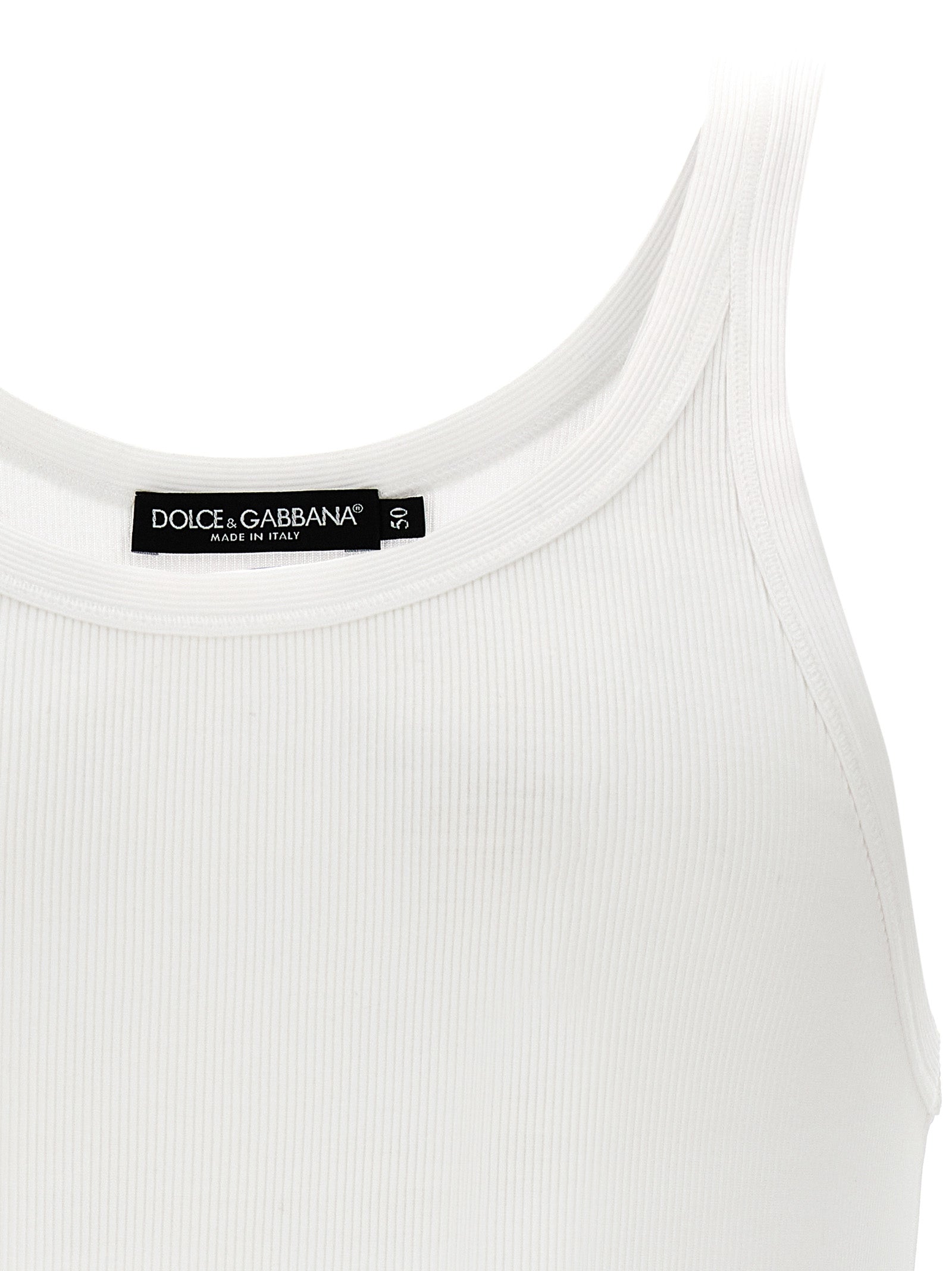 Dolce & Gabbana Men Ribbed Tank Top