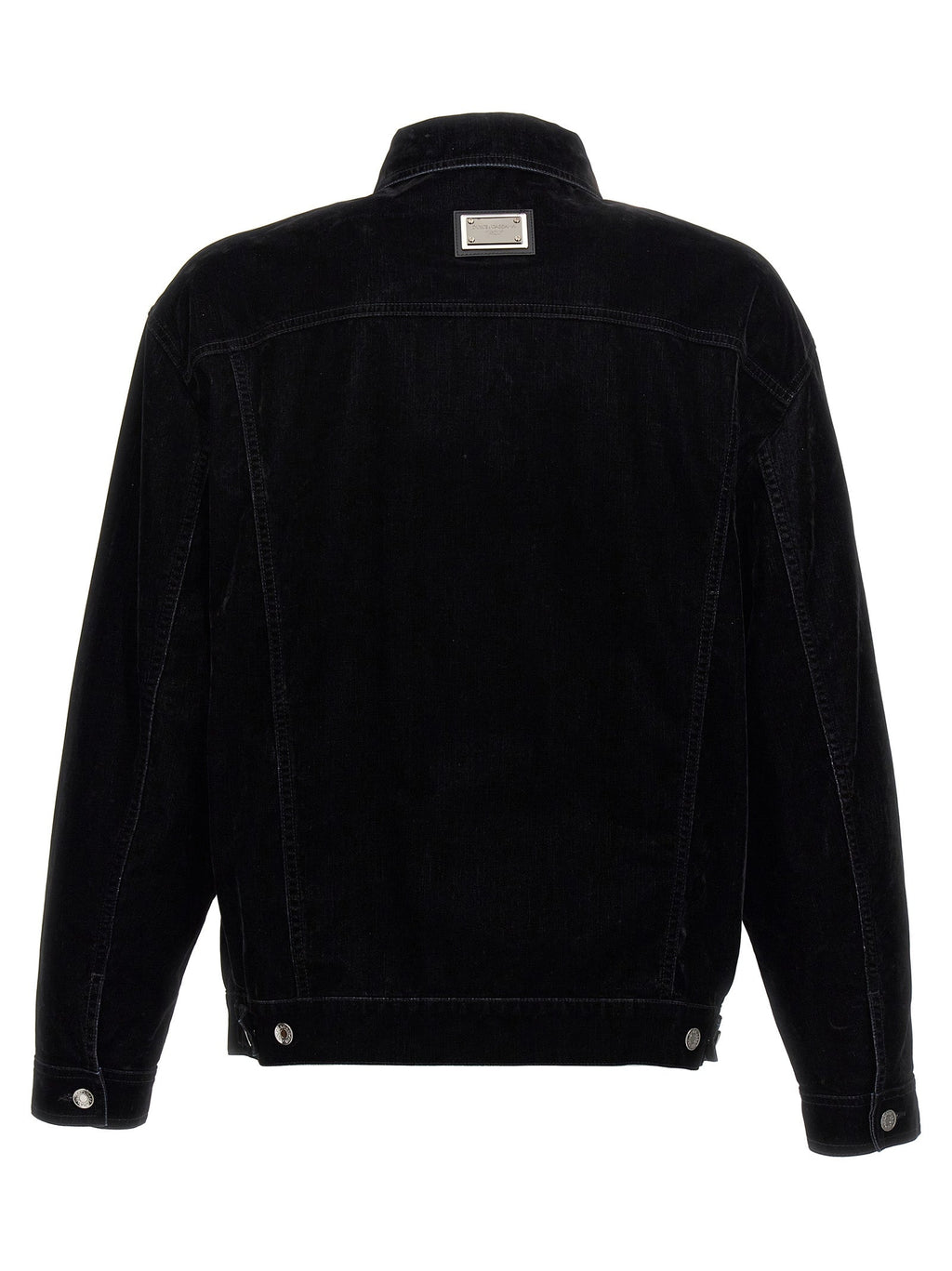 Dolce & Gabbana Men Velvet Shirt Jacket