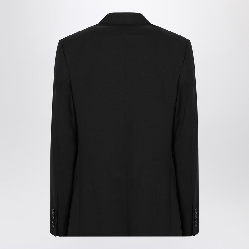 Dolce&Gabbana Black Single-Breasted Virgin Wool Suit Men