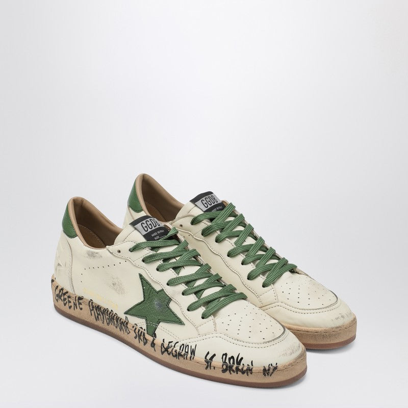 Golden Goose Sneaker Ballstar White/Green Men