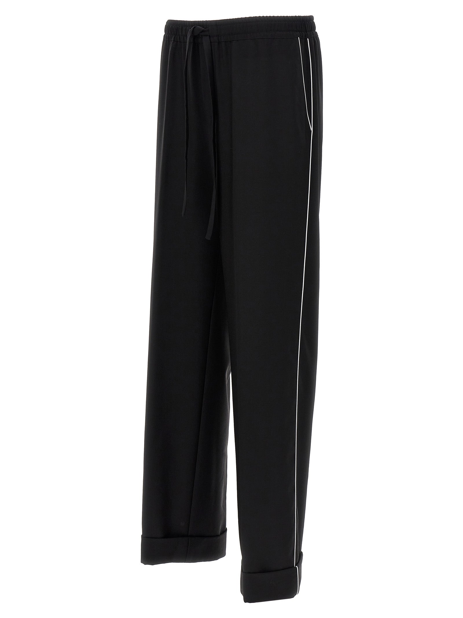 Dolce & Gabbana Men Contrast Piping Pants