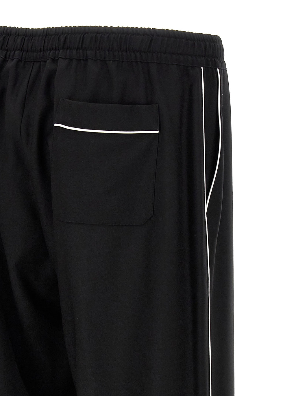 Dolce & Gabbana Men Contrast Piping Pants