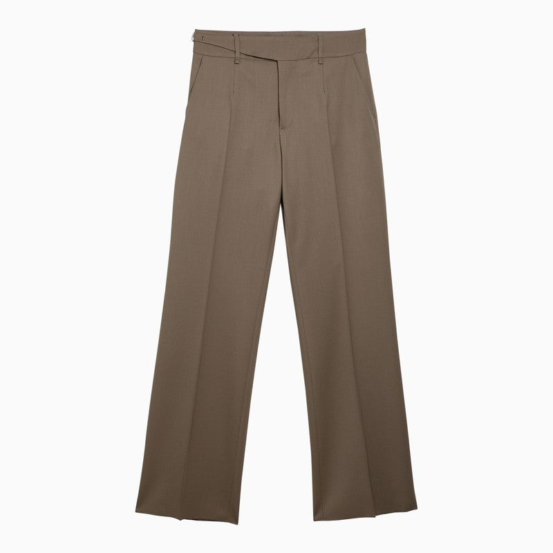Dolce&Gabbana Beige Wool Tailored Trousers Men