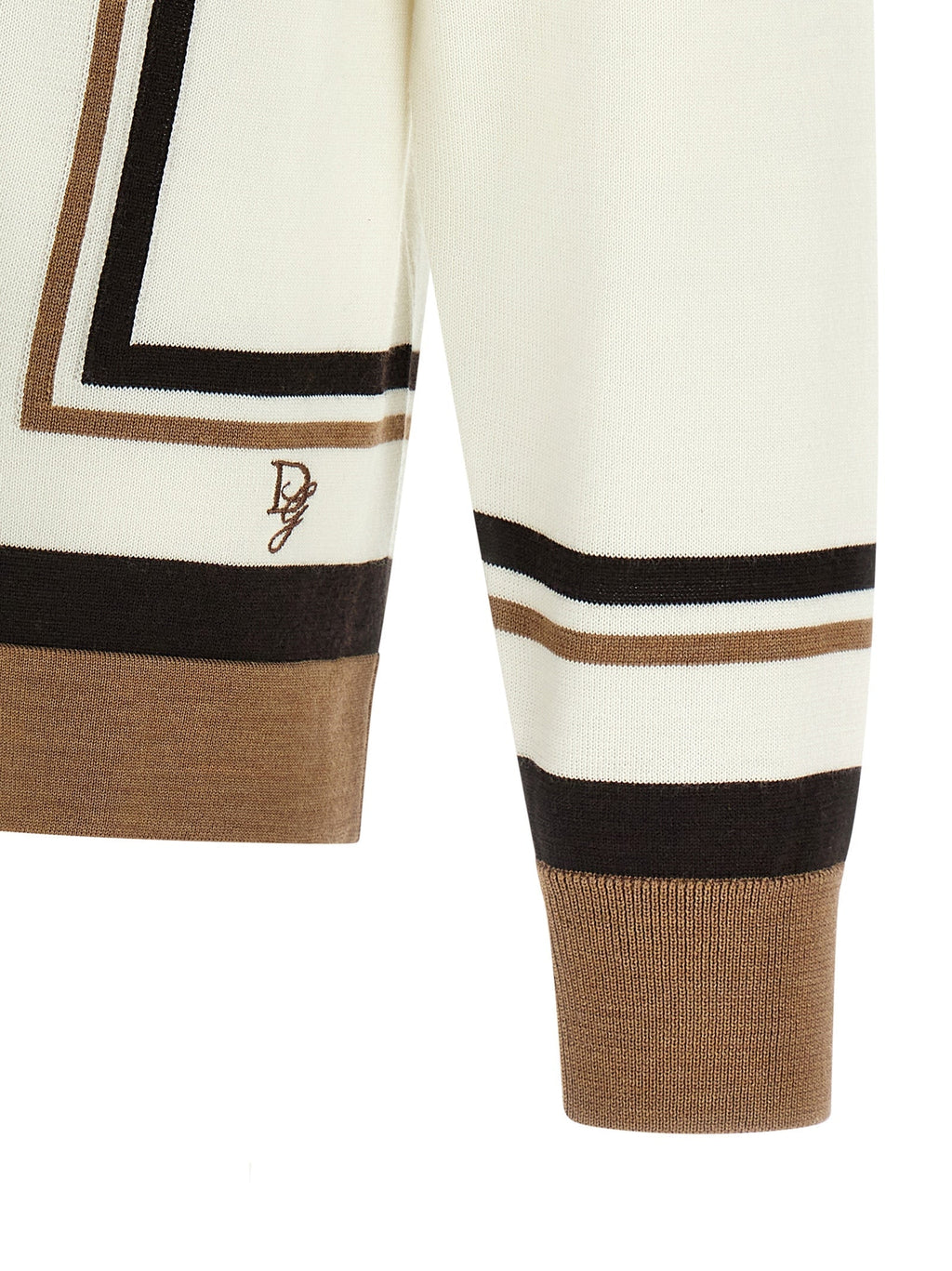 Dolce & Gabbana Men Logo Embroidery Cardigan