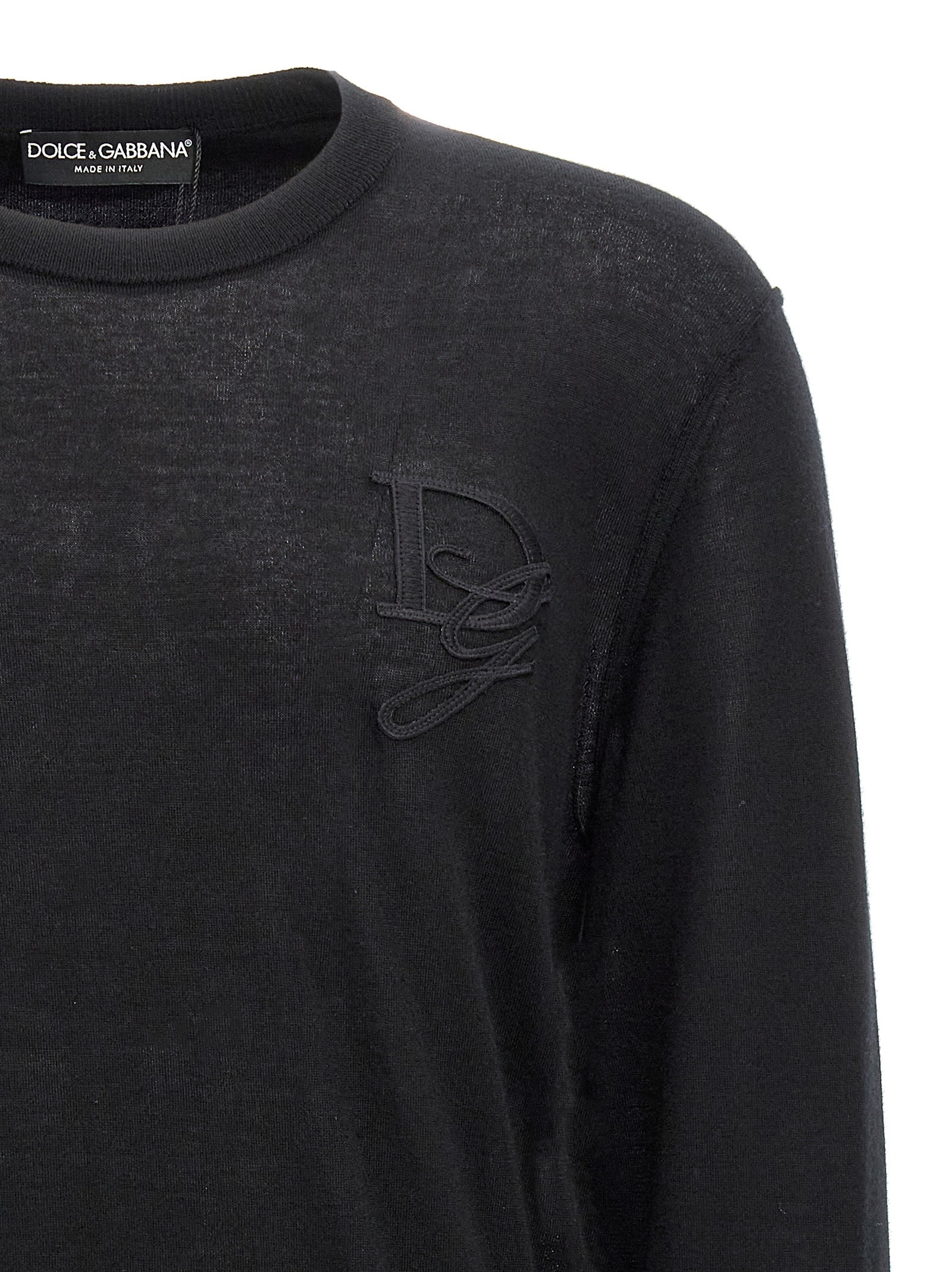 Dolce & Gabbana Men Logo Embroidery Sweater