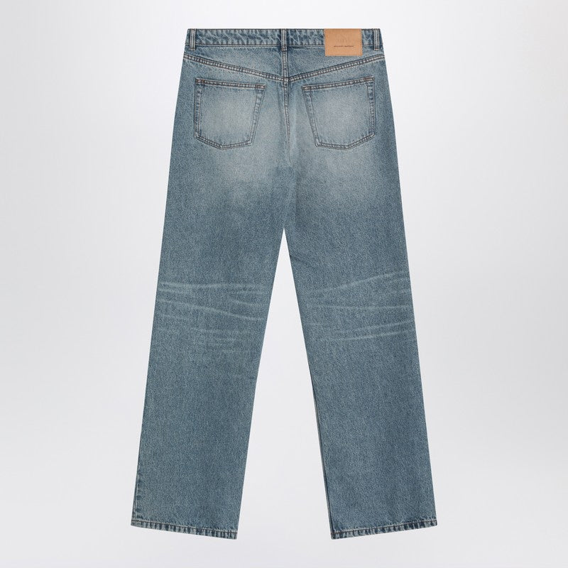 Ami Paris Wide Washed Denim Jeans Men