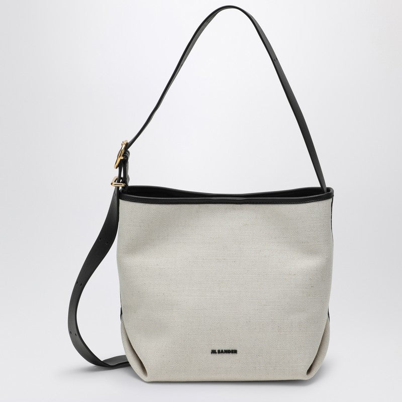 Jil Sander Folded Canvas Small Tote Bag Women