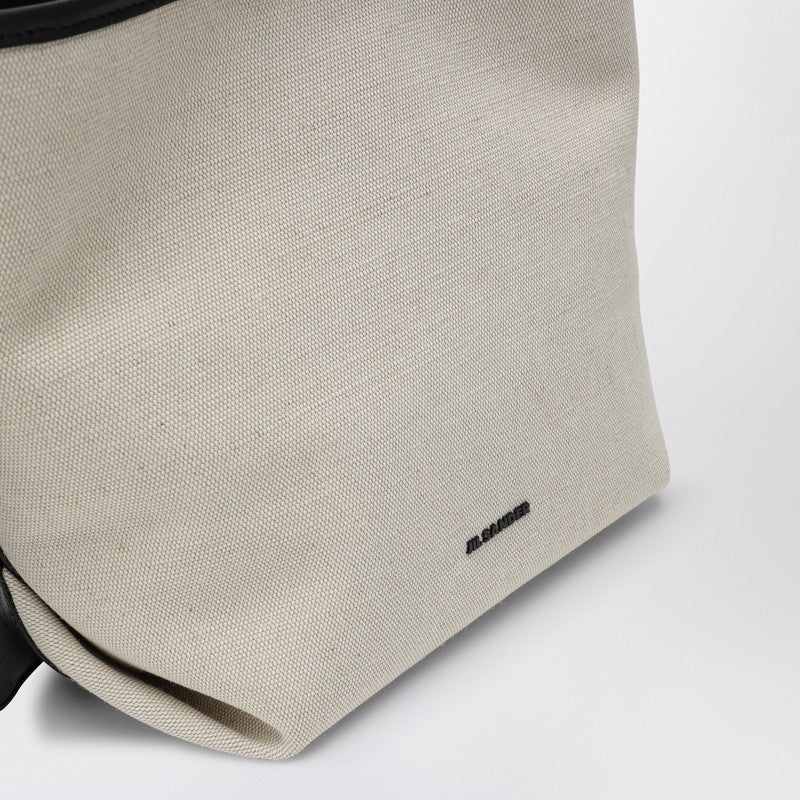 Jil Sander Folded Canvas Small Tote Bag Women