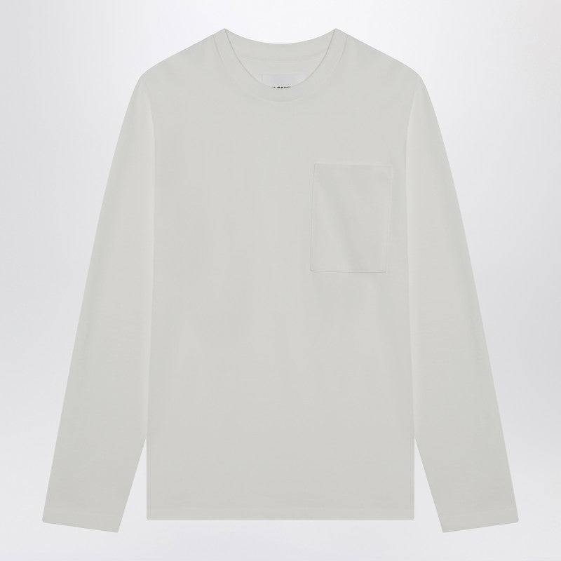 Jil Sander White Cotton T-Shirt Men