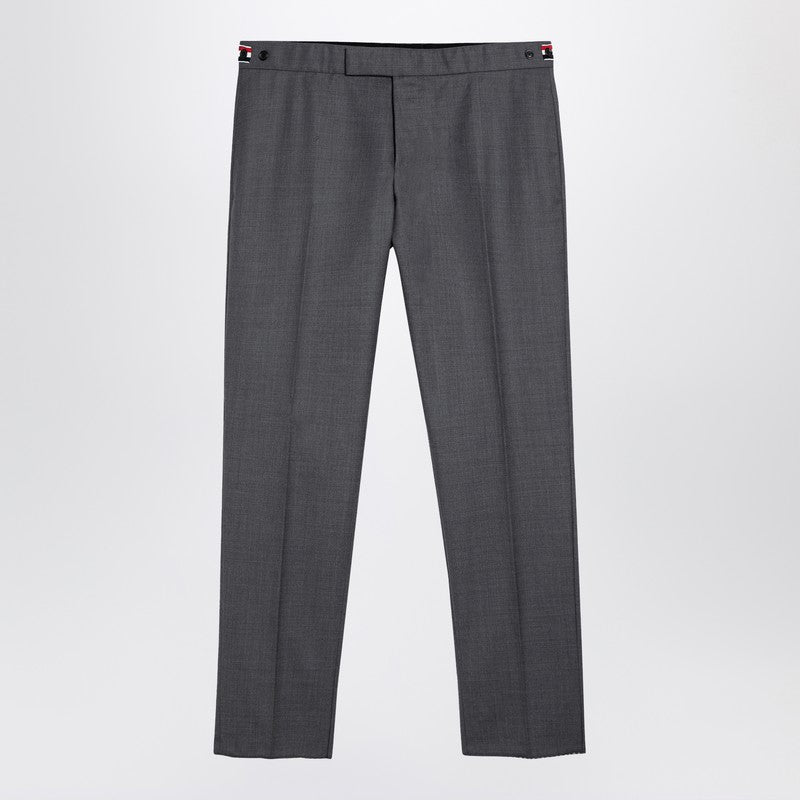Thom Browne Grey Wool Trousers Men