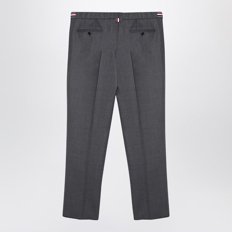 Thom Browne Grey Wool Trousers Men