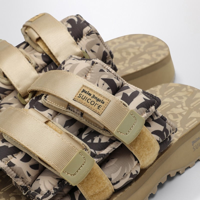 Palm Angels Beige Sandal Palm Angels X Suicoke Women