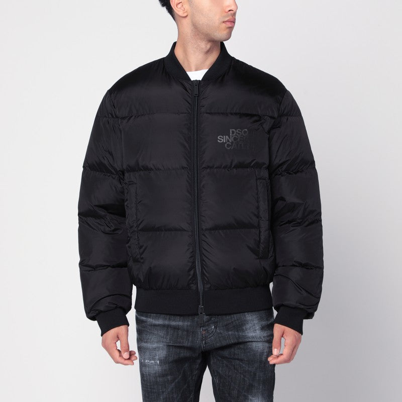 Dsquared2 Easy Puffer Bomber Black Men