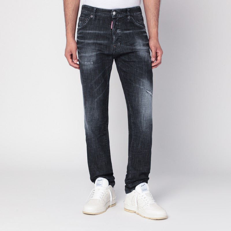 Dsquared2 Black Easy Wash 642 Jeans Men