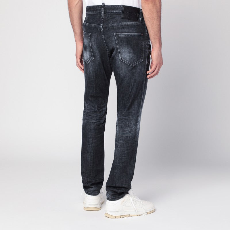 Dsquared2 Black Easy Wash 642 Jeans Men