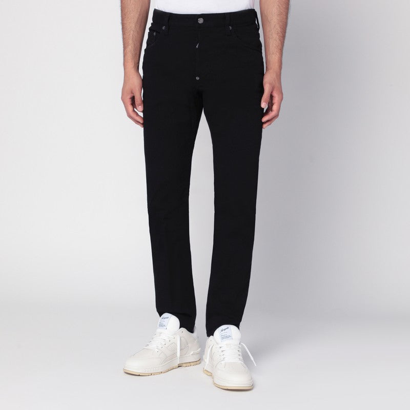 Dsquared2 Black Tidy Biker Jeans Men