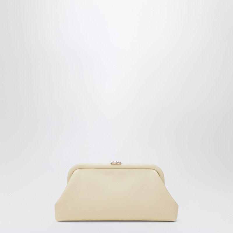 Jimmy Choo Skylar Clutch In Butter-Colored Leather Women