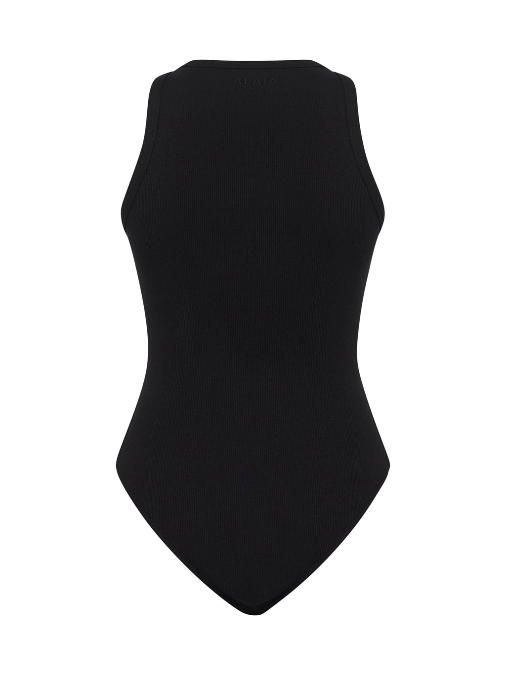 Alaïa Women Black Ribbed Knit Tank Bodysuit