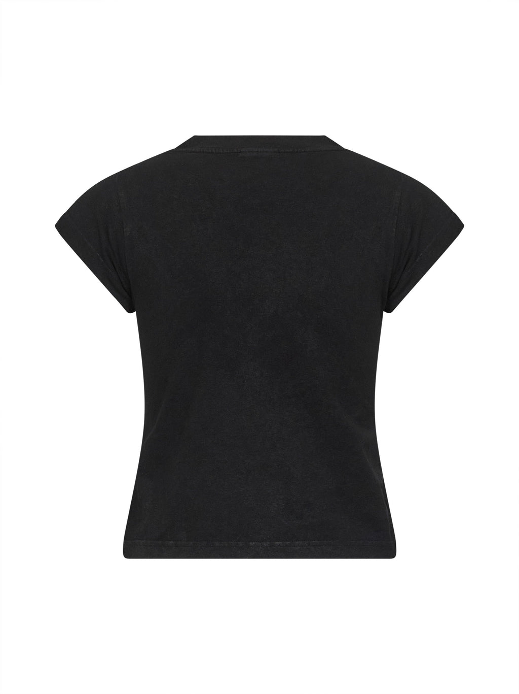 Balenciaga Women Black Shrunk City Of Angels T-Shirt