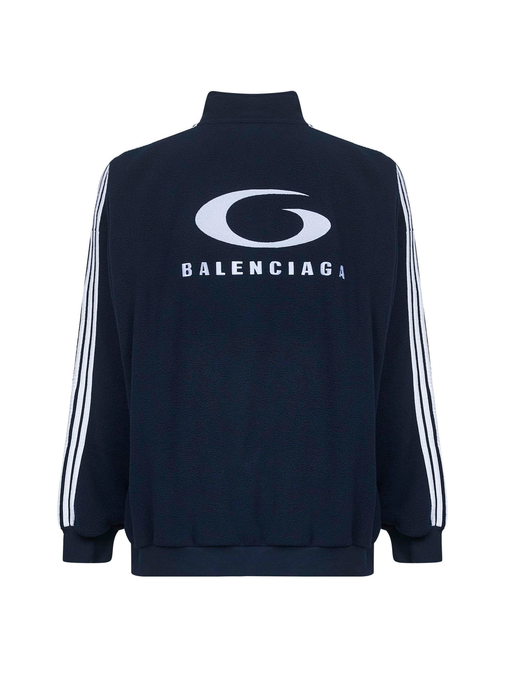 Balenciaga Men Blue Loop Sports Icon Zip-Up Jacket