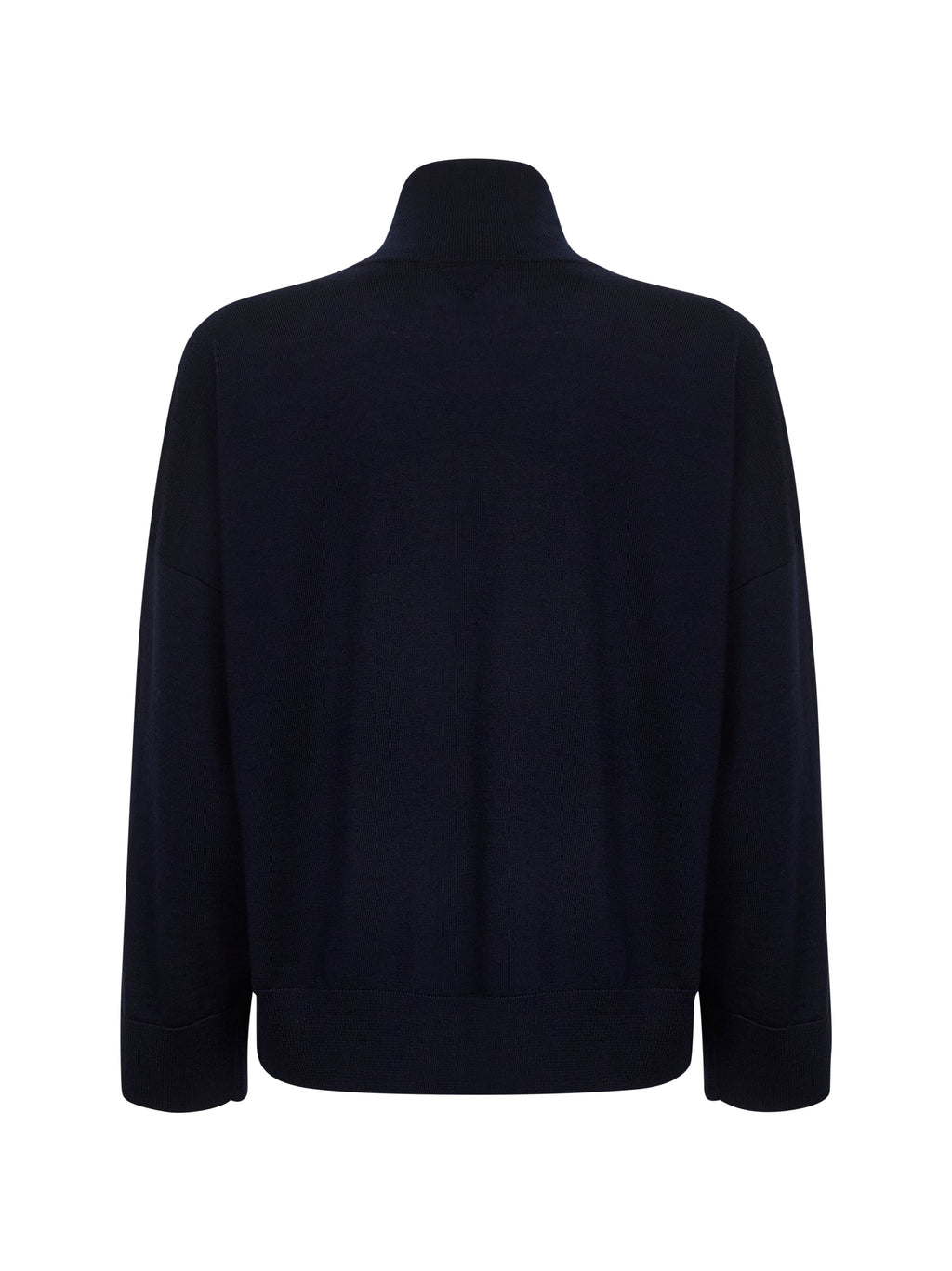 Bottega Veneta Women Blue Wool Embroidered Turtleneck Sweater