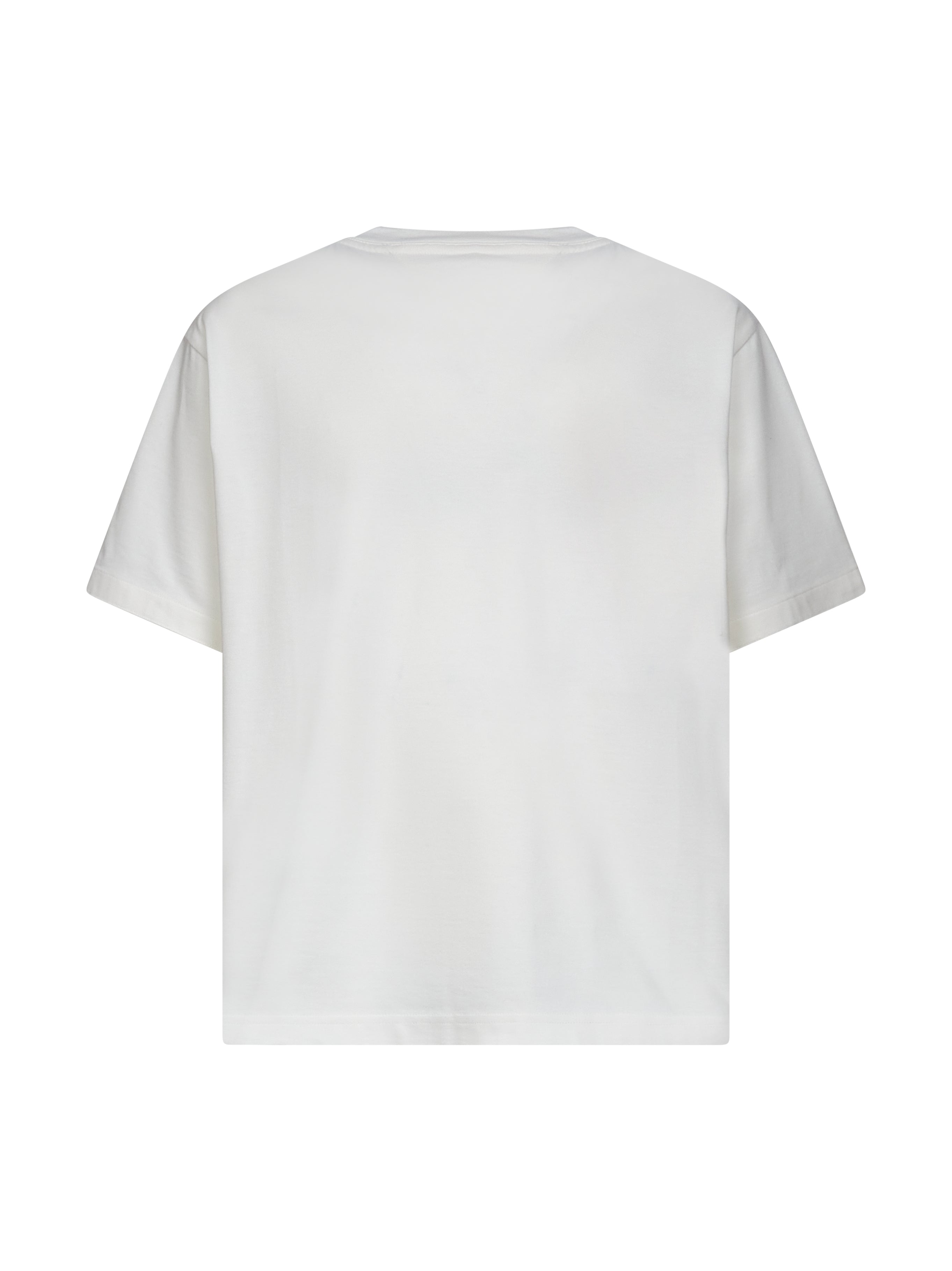 Bottega Veneta Men Chalk Pima Cotton Jersey Crewneck T-Shirt<Br/>
