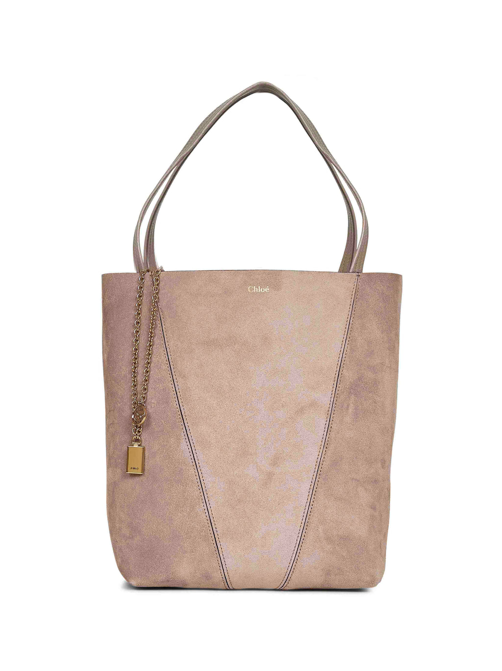 Chloé Women Motty Grey Chloé Spin Tote Bag