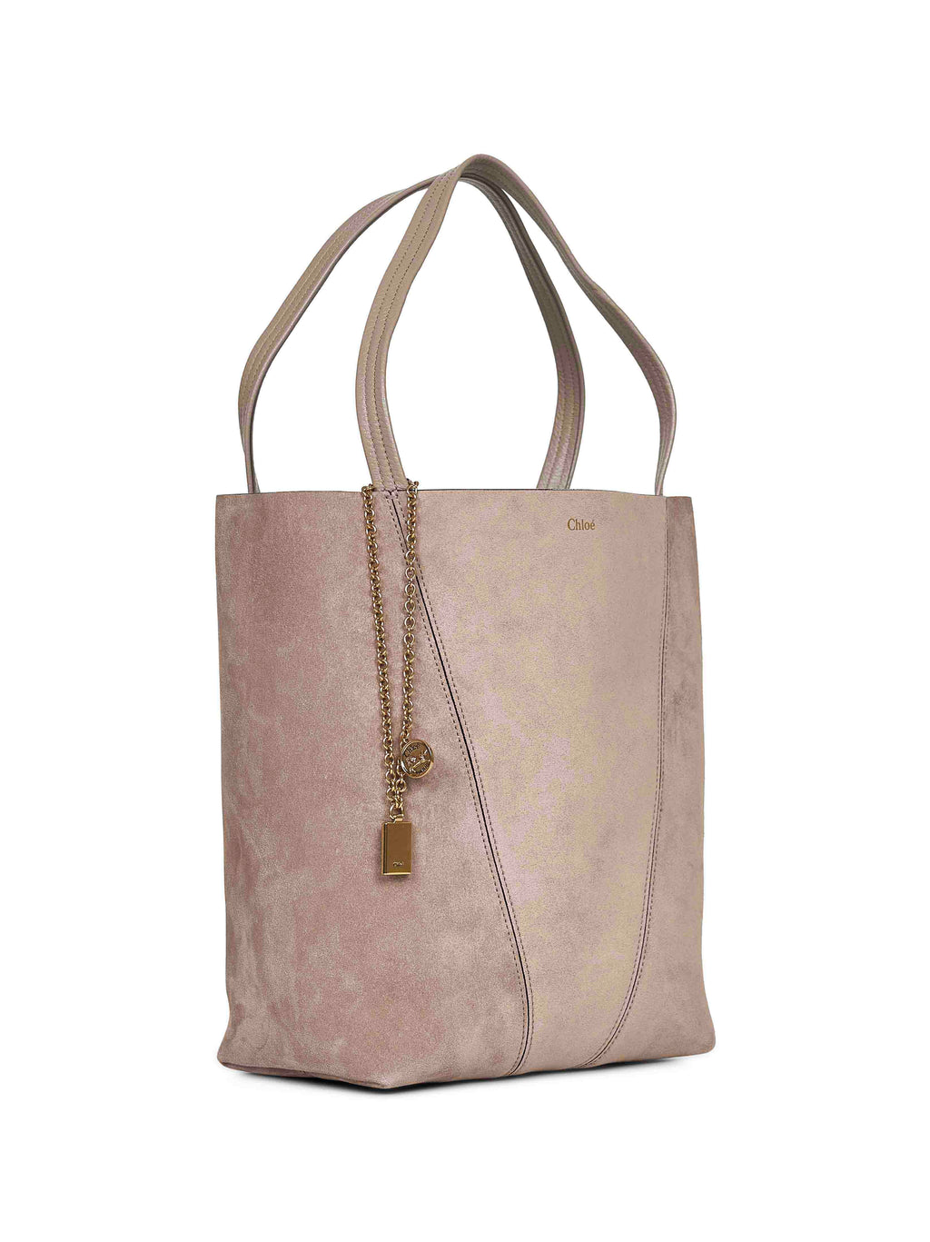 Chloé Women Motty Grey Chloé Spin Tote Bag