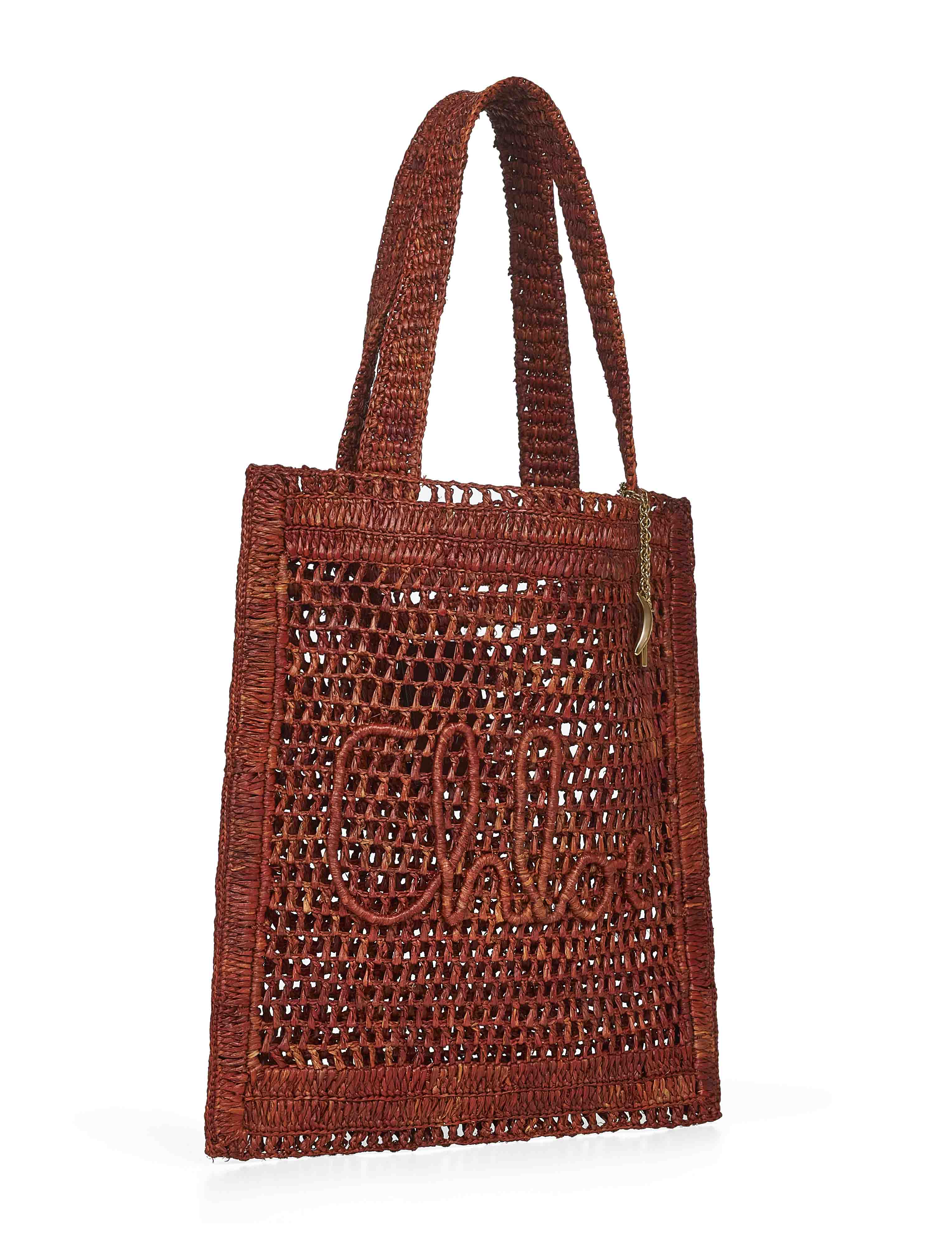 Chloé Women Brown Summer Banana Tote Bag