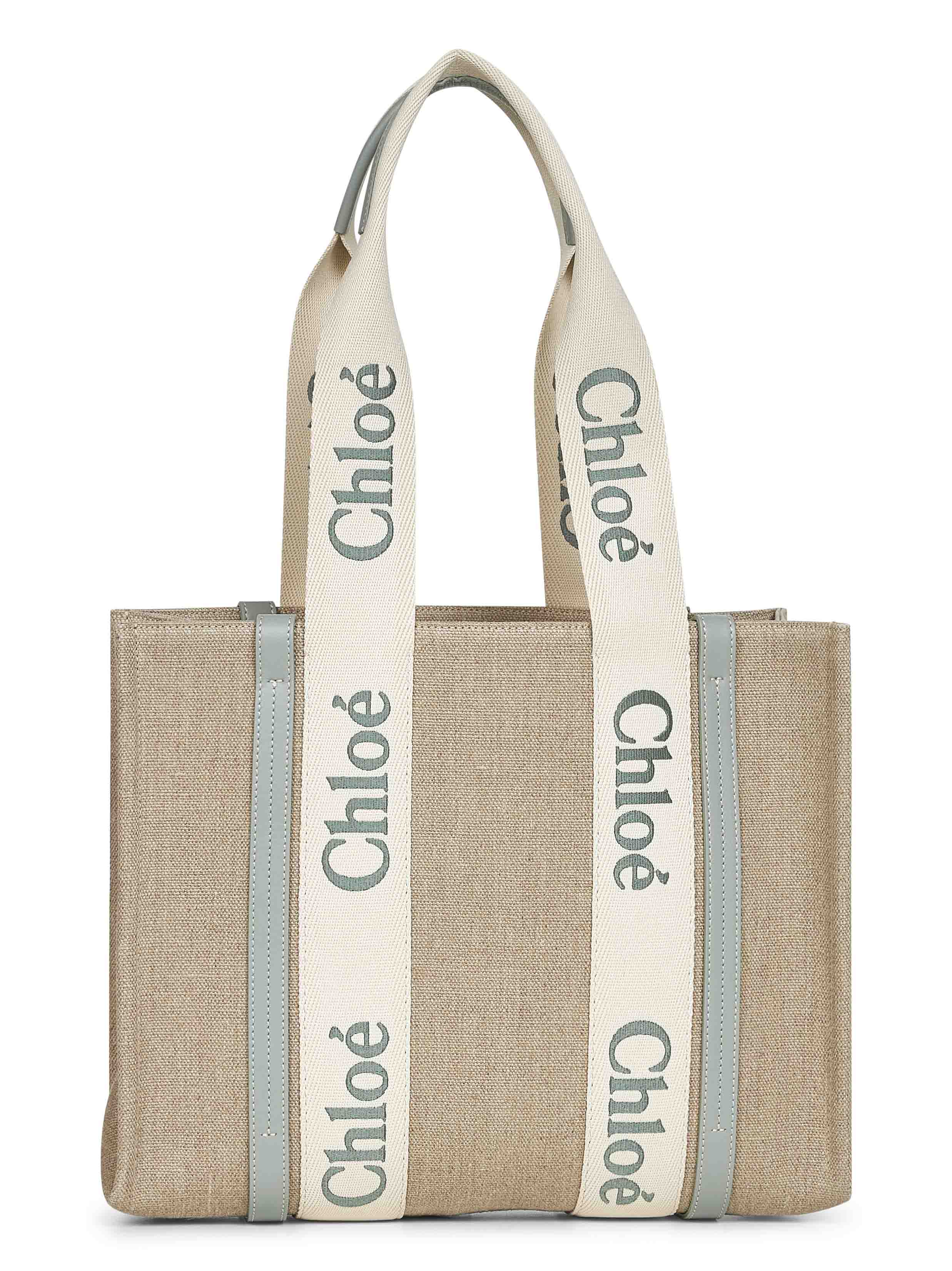 Chloé Women Beige Woody Tote Bag
