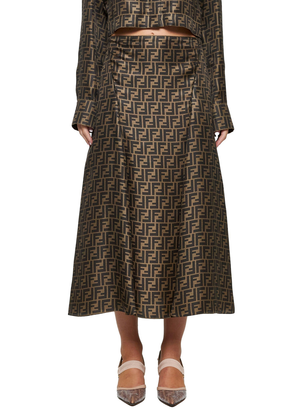 Fendi Women Ff Maxi Skirt