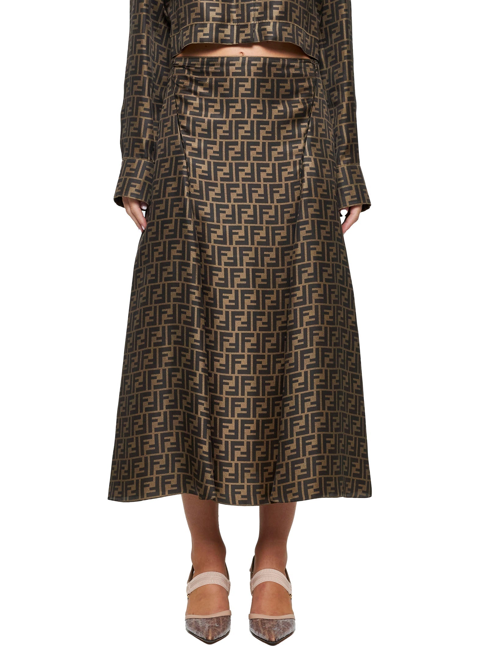 Fendi Women Ff Maxi Skirt