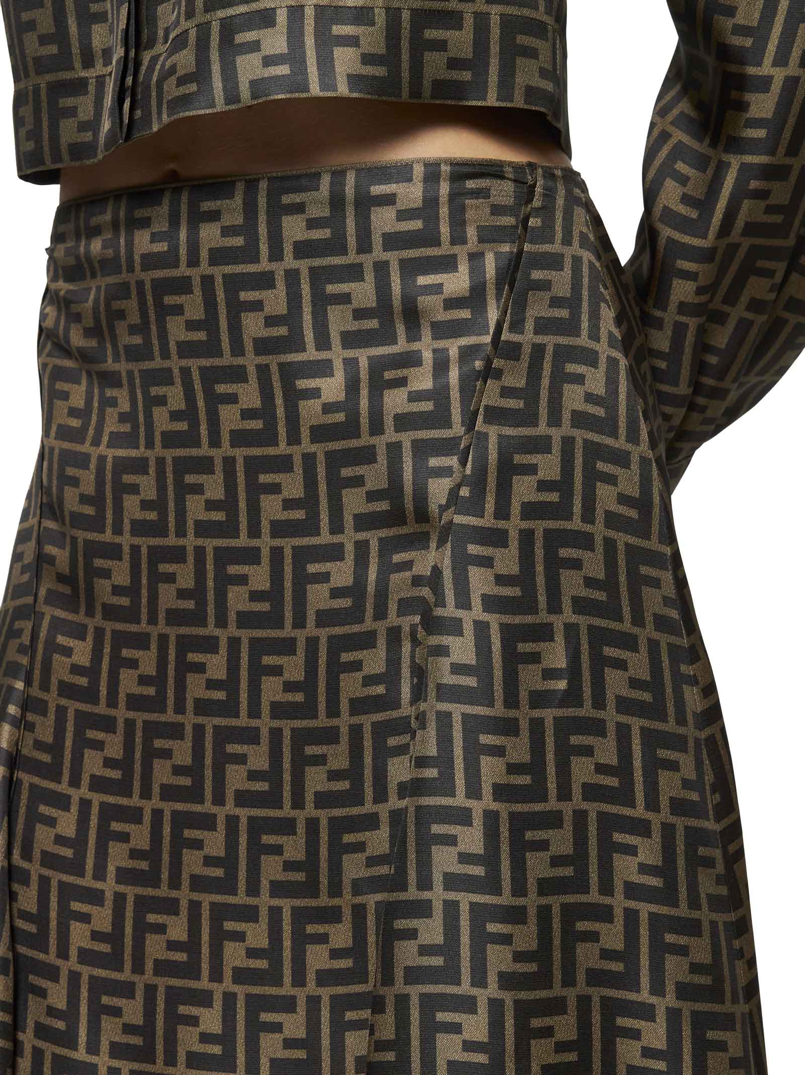Fendi Women Ff Maxi Skirt
