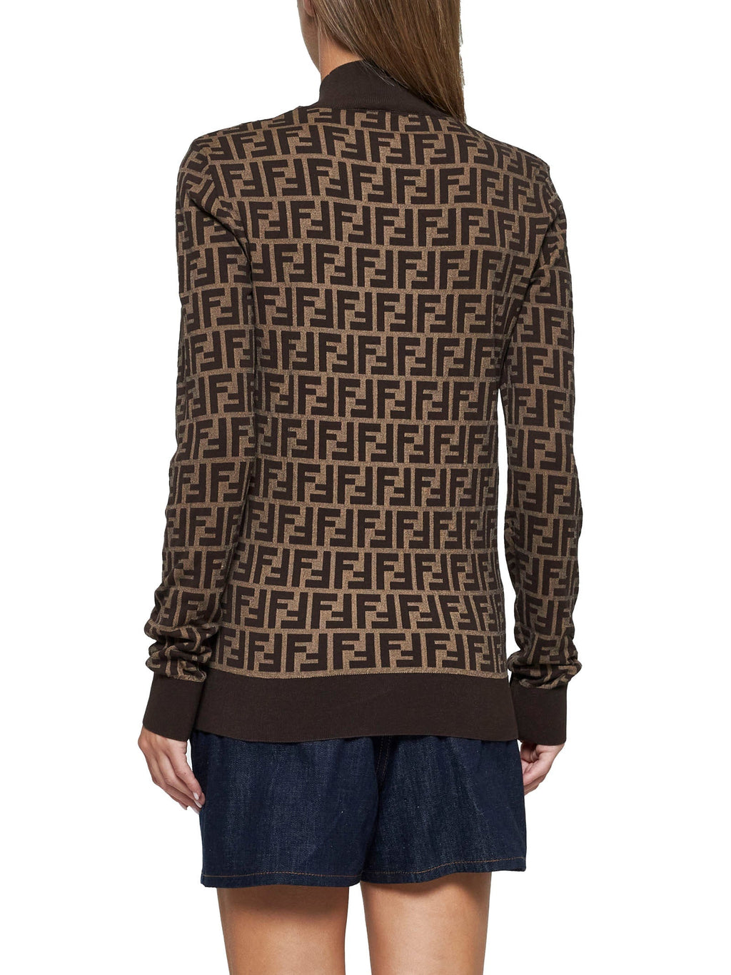 Fendi Women Ff Cotton Sweater