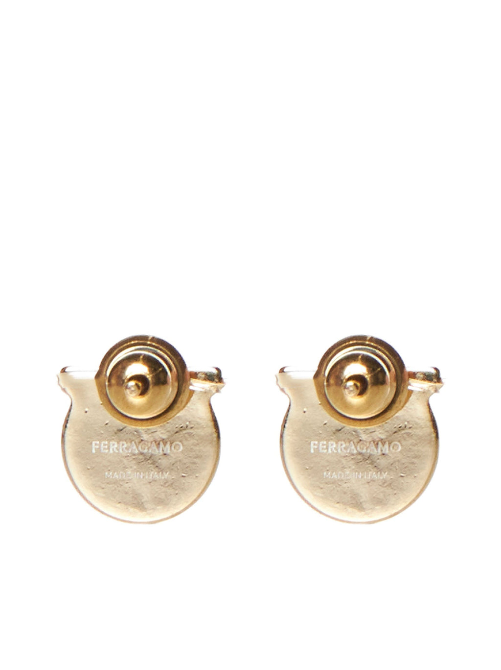 Brincos de pérola Gancini da Ferragamo para mulheres