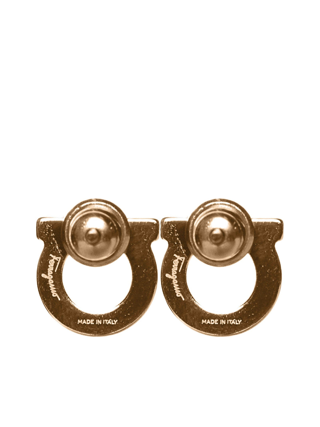 Brincos Gancini com Strass da Ferragamo para Mulheres