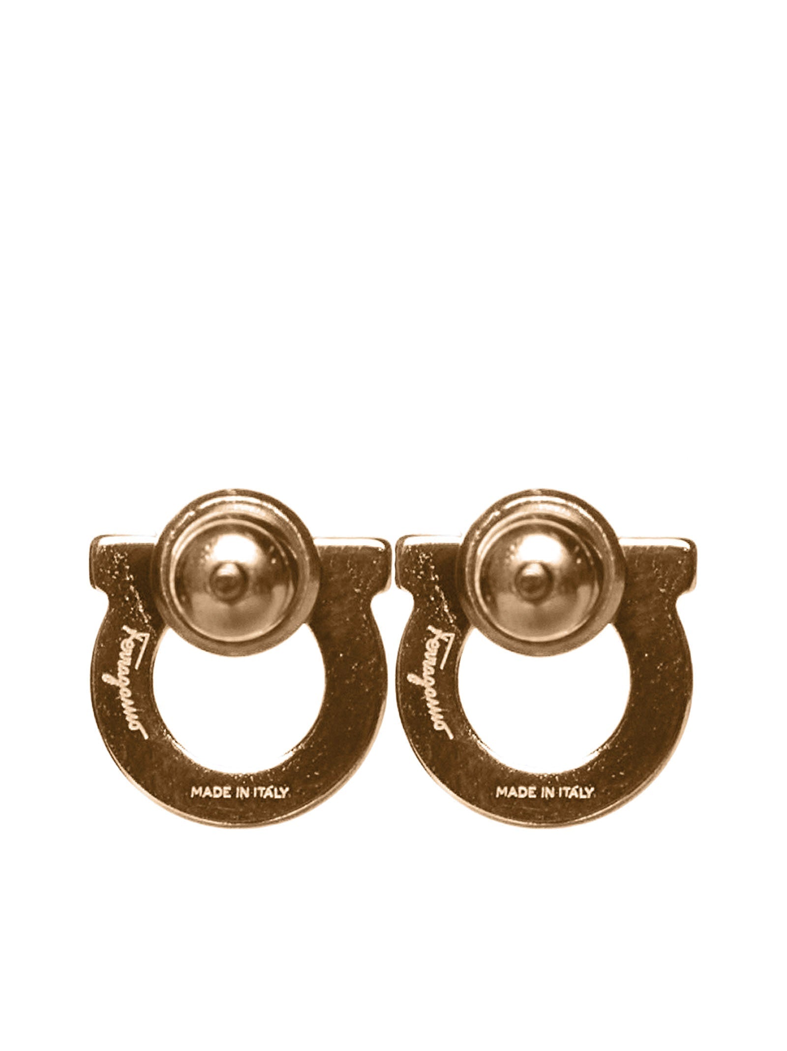 Brincos Gancini com Strass da Ferragamo para Mulheres