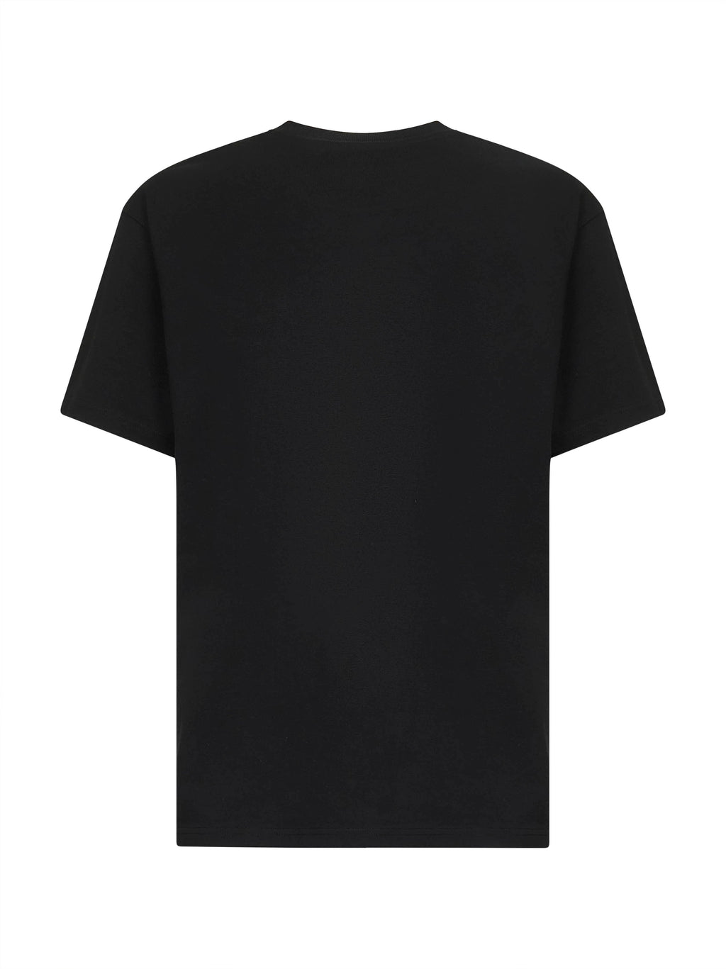 Givenchy Men Black Cotton Jersey Crewneck T-Shirt