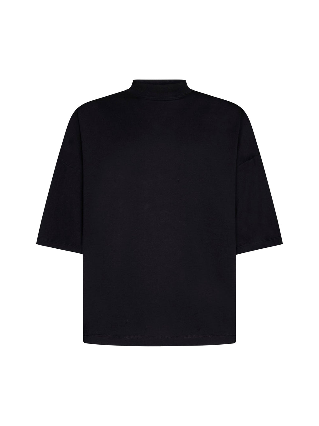 Jil Sander Men Cotton Mock-Neck T-Shirt By Jil Sander