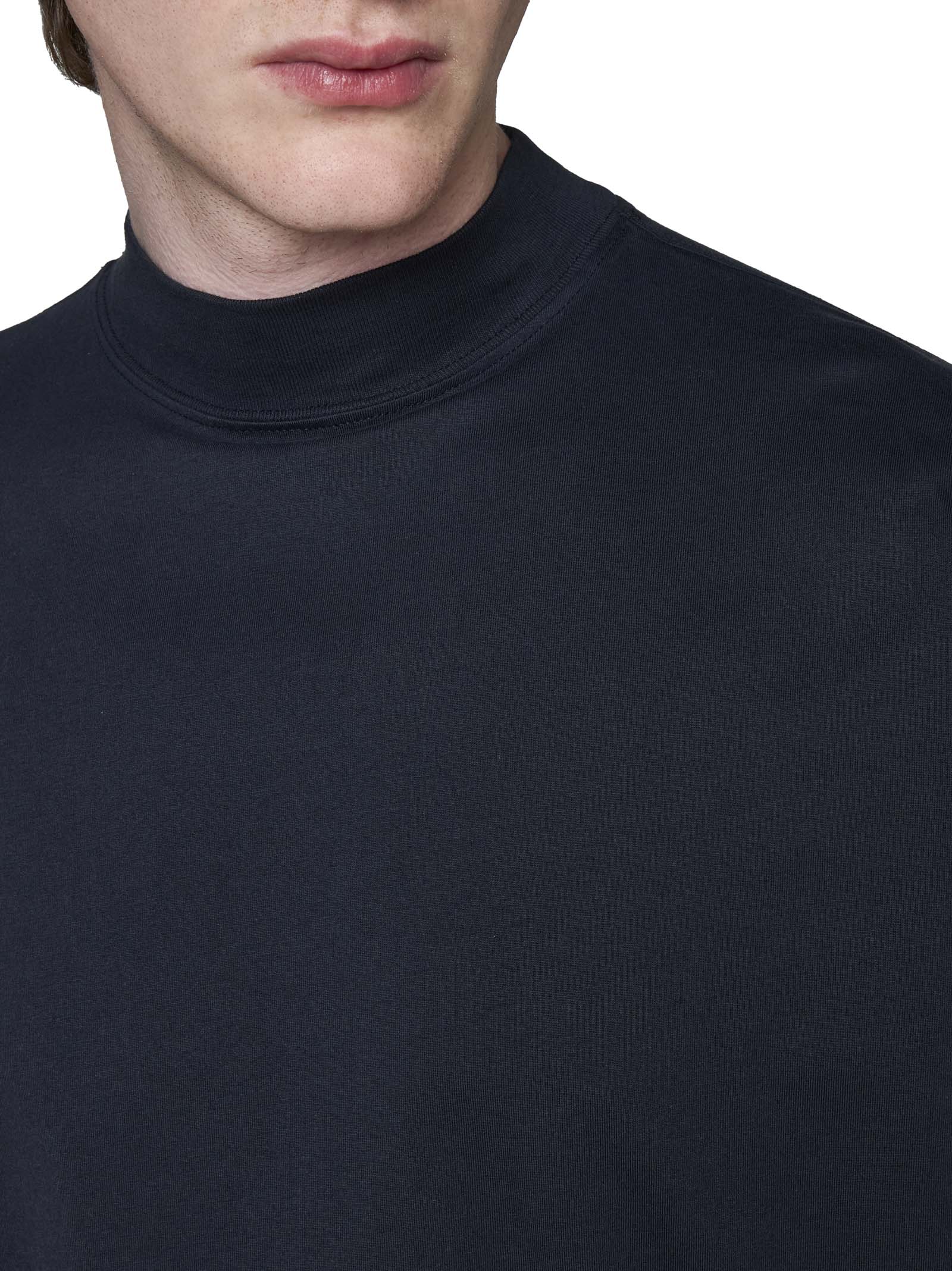 Jil Sander Men M-Clarksvillex Black Stretch Ribbed Jersey Bandeau Top