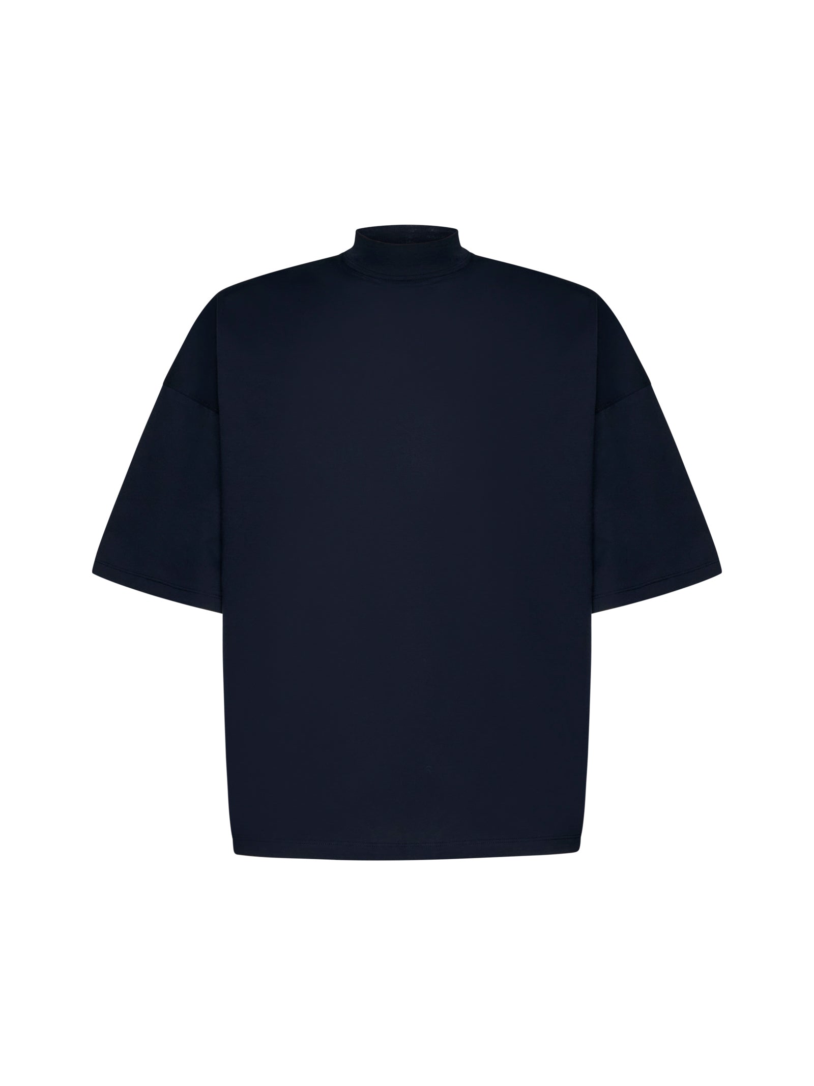 Jil Sander Men M-Clarksvillex Black Stretch Ribbed Jersey Bandeau Top