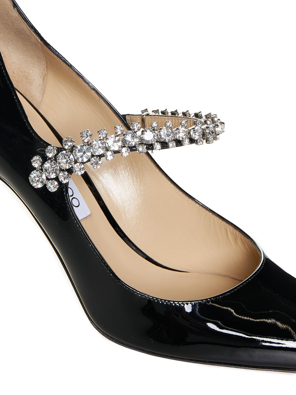 Jimmy Choo Women Bing Crystals Patent Leather Pumps
